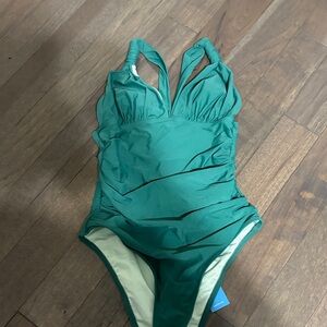Cupshe Green One Piece Swimsuit